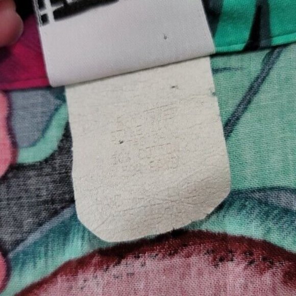 VTG Teddi Sport Women’s Hawaiian Floral Button Up Shirt LG Tropical Blouse 80’s - Picture 3 of 10